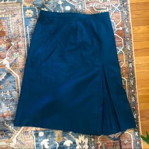 Vintage Teal Pendleton Wool Skirt - Size 16
